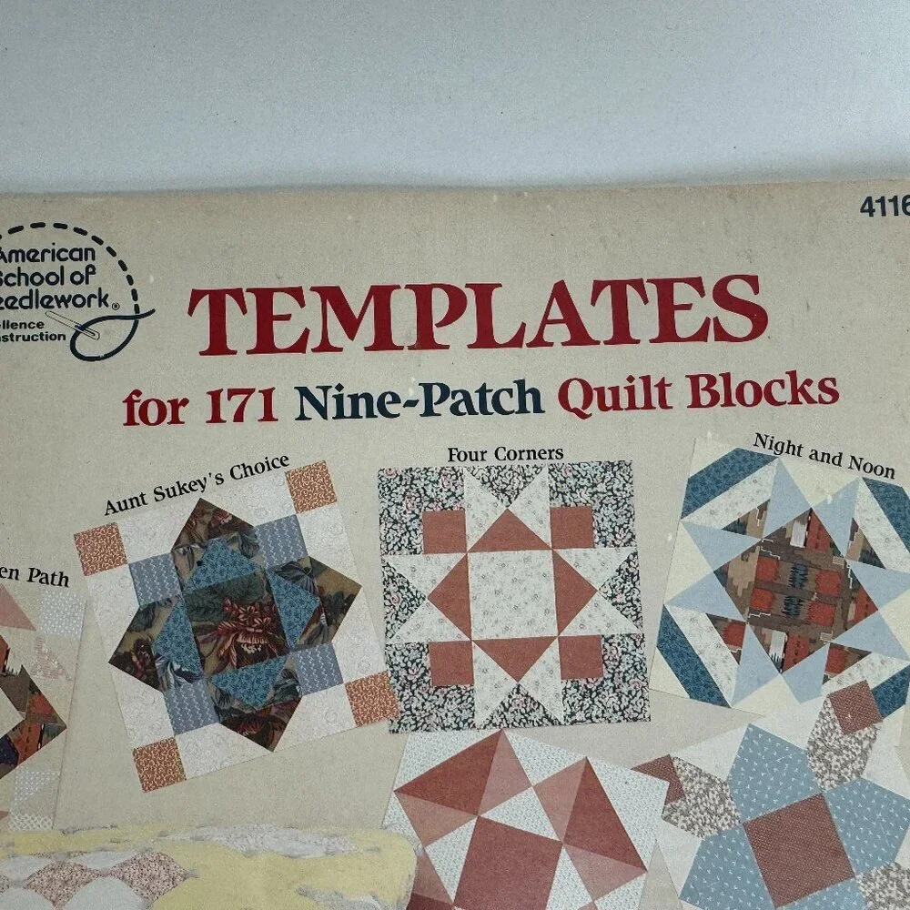 Vintage 2 Books Patchwork Quilt Blocks Rita Weiss Donna Lynn Thomas